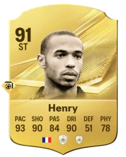 Card Thierry Henry 91, official EA preview