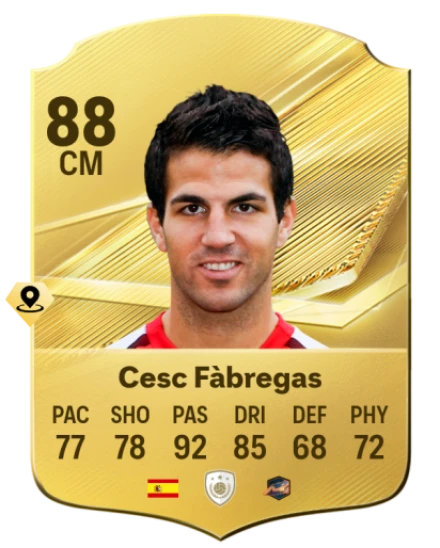 Card Cesc Fàbregas 88, official EA preview