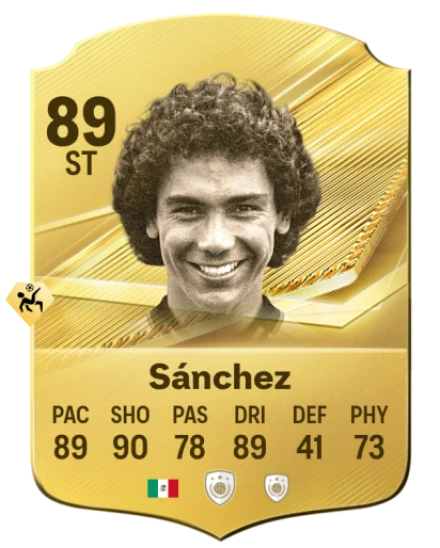 Card Hugo Sánchez 89, official EA preview