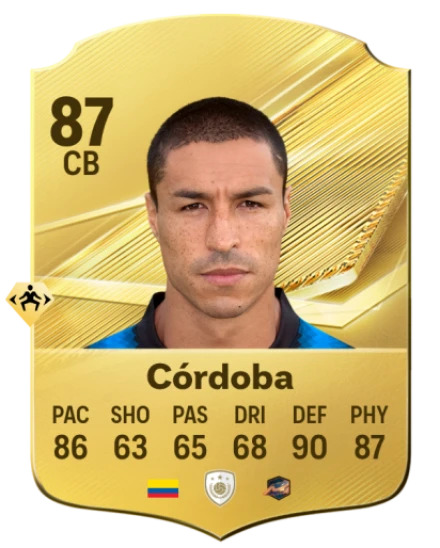 Card Iván Córdoba 87, official EA preview