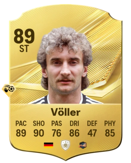 Card Rudi Völler 89, official EA preview