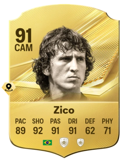 Card Zico 91, official EA preview