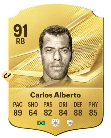 Card Carlos Alberto 91, official EA preview