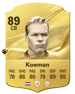 Card Ronald Koeman 89, official EA preview