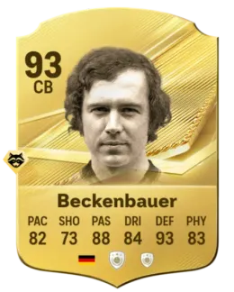 Card Franz Beckenbauer 93, official EA preview
