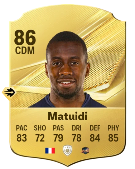 Card Blaise Matuidi 86, official EA preview
