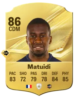 Card Blaise Matuidi 86, official EA preview