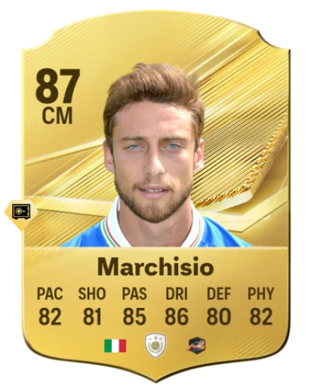 Card Claudio Marchisio 87, official EA preview
