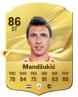 Card Mario Mandžukić 86, official EA preview
