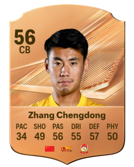 Card Zhang Chengdong 56, official EA preview