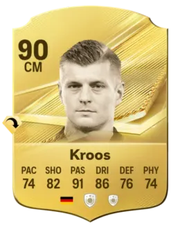 Card Toni Kroos 90, official EA preview