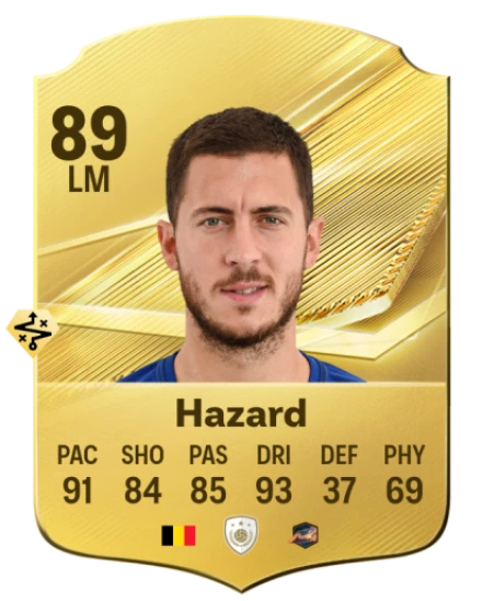 Card Eden Hazard 89, official EA preview