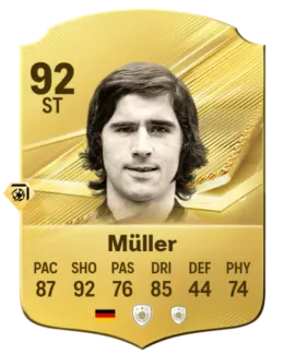 Card Gerd Müller 92, official EA preview