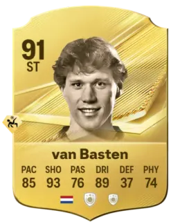 Card Marco van Basten 91, official EA preview