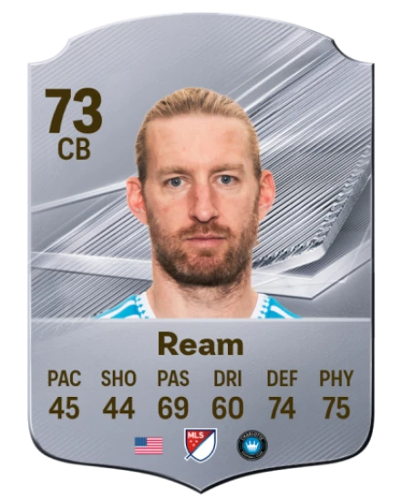 Card Tim Ream 73, official EA preview