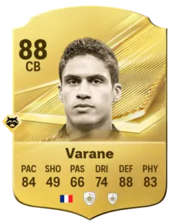 Card Raphaël Varane 88, official EA preview