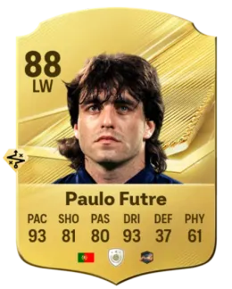 Card Paulo Futre 88, official EA preview
