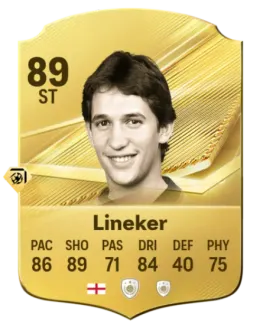 Card Gary Lineker 89, official EA preview