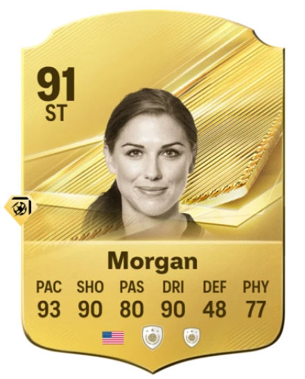 Card Alex Morgan 91, official EA preview