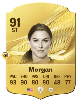 Card Alex Morgan 91, official EA preview