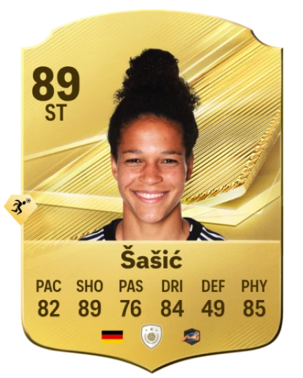 Card Celia Šašić 89, official EA preview