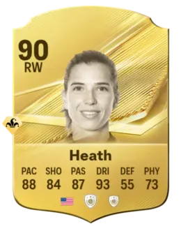 Card Tobin Heath 90, official EA preview