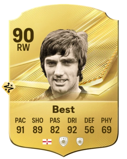 Card George Best 90, official EA preview