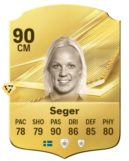 Card Caroline Seger 90, official EA preview