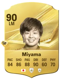 Card Aya Miyama 90, official EA preview