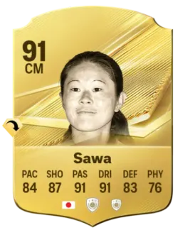 Card Homare Sawa 91, official EA preview