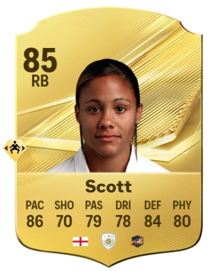 Card Alex Scott 85, official EA preview