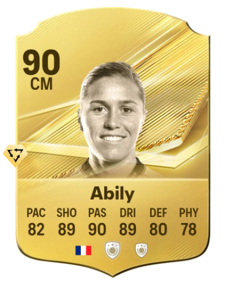 Card Camille Abily 90, official EA preview