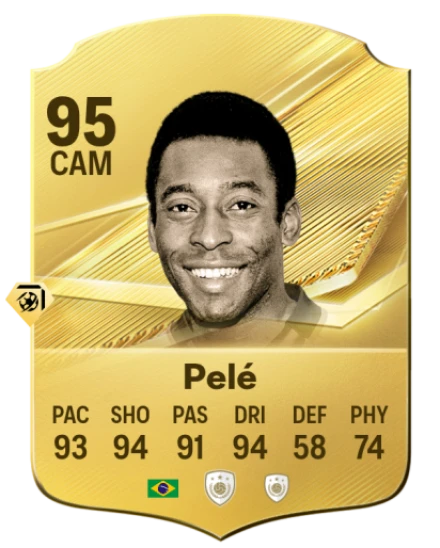 Card Pelé 95, official EA preview