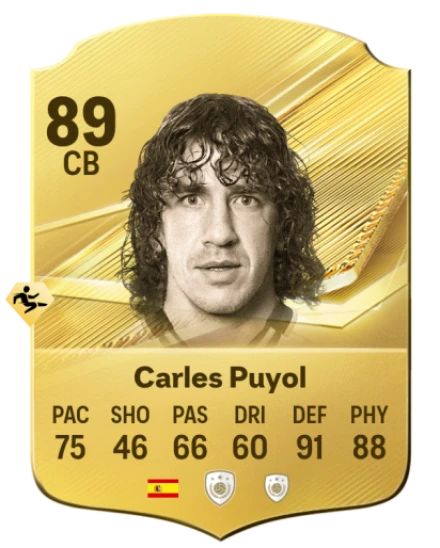 Card Carles Puyol 89, official EA preview