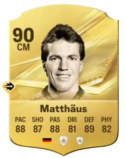 Card Lothar Matthäus 90, official EA preview