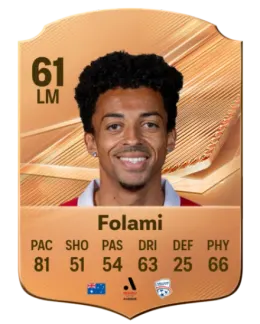 Card Ben Folami 61, official EA preview