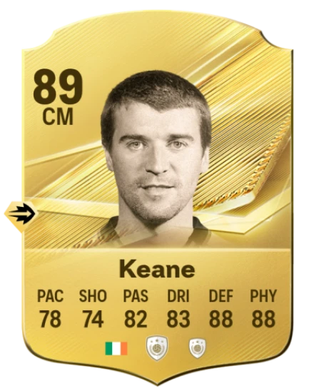 Card Roy Keane 89, official EA preview