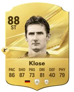 Card Miroslav Klose 88, official EA preview