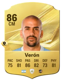 Card Juan Sebastián Verón 86, official EA preview