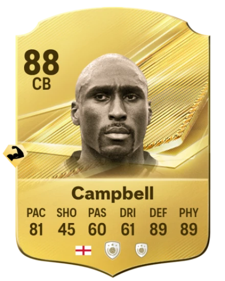 Card Sol Campbell 88, official EA preview