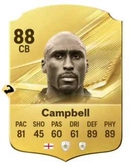 Card Sol Campbell 88, official EA preview