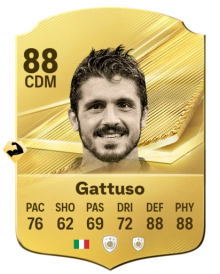 Card Gennaro Gattuso 88, official EA preview