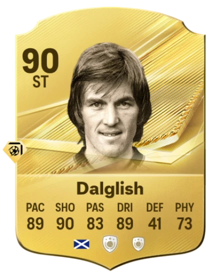 Card Kenny Dalglish 90, official EA preview