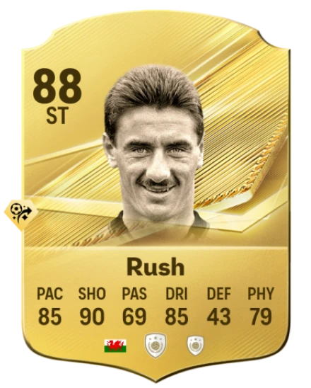 Card Ian Rush 88, official EA preview