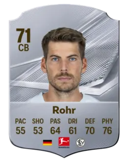 Card Maximilian Rohr 71, official EA preview