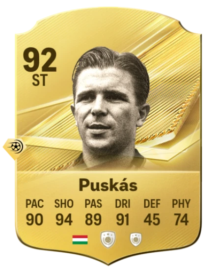 Card Ferenc Puskás 92, official EA preview