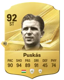 Card Ferenc Puskás 92, official EA preview