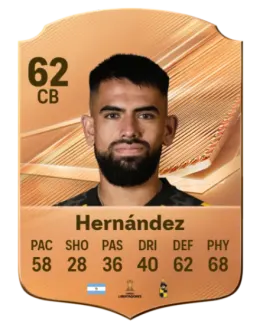 Card Elvis Hernández 62, official EA preview