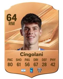 Card Luciano Cingolani 64, official EA preview