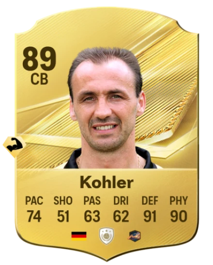 Card Jürgen Kohler 89, official EA preview
